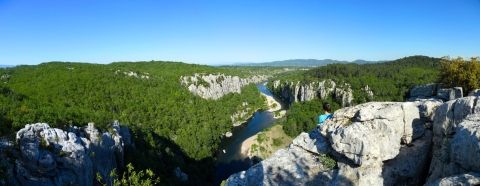 Gorges du chassezac en randonnée ou canoé