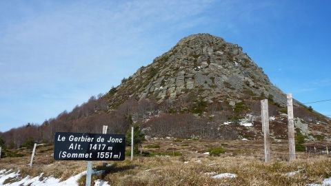 Le Mont gerbier des joncs. Source de la Loire en Ardèche.