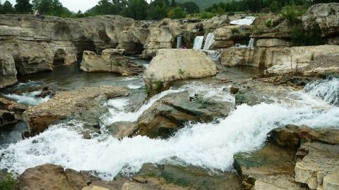 Les Cascades du Sautadet proche des gîtes la Fontinelle.