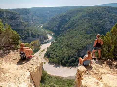 Les gorges de l'Ardèche