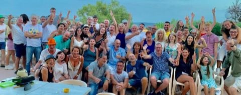 Repas organisés au village de gites la Fontinelle en Ardèche.